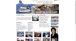 Desktop Screenshot of ecocruceros.com